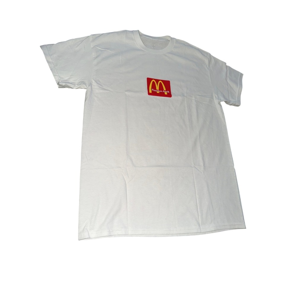 Travis Scott Cactus Jack x McDonalds Sesame T-Shirt White Large CJMD-SS11